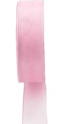 Produktbild von Verzierband OSNA, rosa, 25m, 25mm - Organzaband