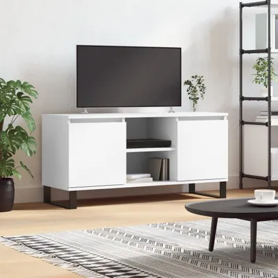 Produktbild von [Home] TV-Schrank Weiß 104x35x50 cm Holzwerkstoff , Neue Mode 2024 im häuslichen Leben