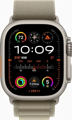 Zdjęcie produktu dla Apple Watch Ultra 2 z pętlą Alpine Średni niebieski