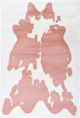 Produktbild von Rabbit Animal 500 Rosa / Weiß 160cm x 230cm