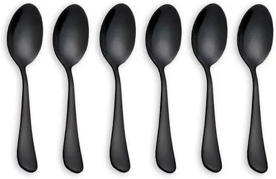 Produktbild von Edelstahl-Löffel, Set von 6, für Kaffee, Tee, Dessert, Eis