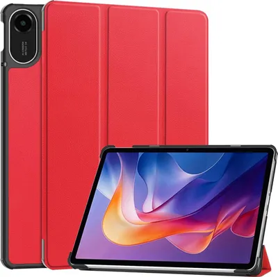 Obrázok produktu pre Pre Xiaomi Redmi Pad 2 4G 11 palcov 2025 3folt Wake UP Smart Cover Tablet Case Sleeve Red