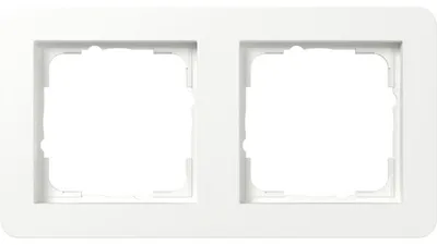 Image de Gira Cadre de finition 2f Gira E1 blanc pur m 0212151