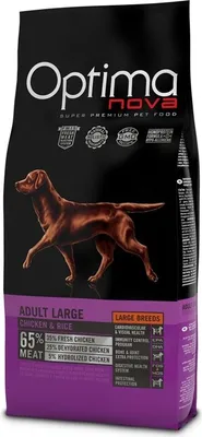 Produktbild von Optimanova Adult (Large) Hühnchen & Reis 12 kg / Hund