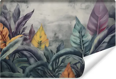Produktbild von Muralo Vlies Fototapete tropische Blätter bunte Pflanzen Natur Br. 460 cm x Hö. 300 cm