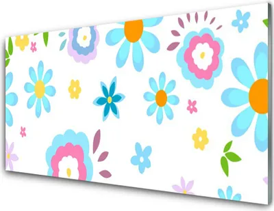 Produktbild von Acrylglasbilder 100x50 Wandbild Druck Blumen Kunst