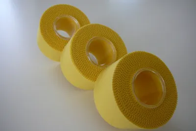 Produktbild von Funktionelles Profi-Sporttape im 3er-Pack, GELB, randgezackt & mit em Kleber