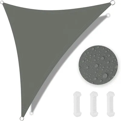 Image de Voile d'ombrage carrée, 3x3 mètres, imperméable, protection UV à 95%, idéale pour le jardin et la terrasse