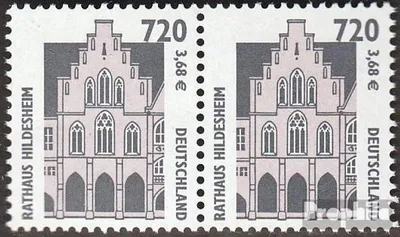 Produktbild von Briefmarken BRD (BR.Deutschland) 2001 Mi 2197wP waagerechtes Paar (kompl.Ausg.) postfrisch Sehenswürdigkeiten