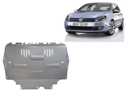 Immagine prodotto di Protezione sottoscocca in alluminio per motore e cambio per la VW Golf 6
