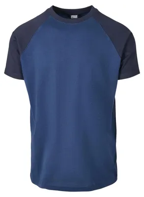 Image de Urban Classics - T-shirt pour homme à manches raglan TN801 (S) (bleu foncé/bleu nuit)