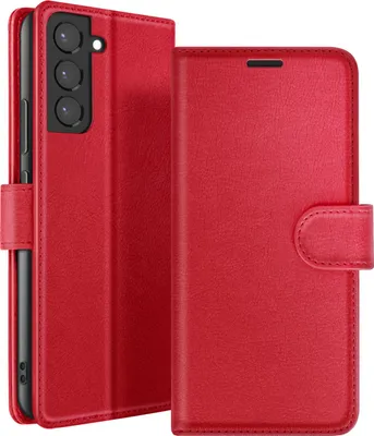 Image de Zanaé, housse Samsung Galaxy S22 Plus Portefeuille avec support, rouge