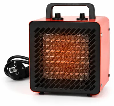 Image de Chauffage électrique ISOISL, 2000 W, 3 niveaux de puissance, thermostat jusqu'à 85 °C, adapté pour une surface d'environ 20 m², couleur rouge, Image générée par une IA