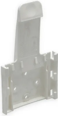 Produktbild von Halter für Unterlegkeil, Bremskeil 168 x 95 x 20 mm, Weiß, aus stabilem Kunststoff