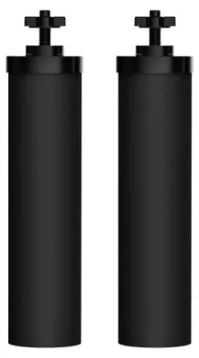 Schwarzer Wasserfilter BB9-2, 2 Stück, kompatibel mit Berkey