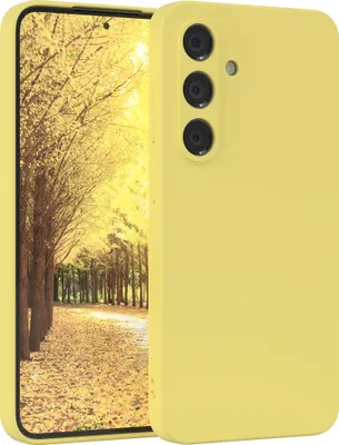 Produktbild von EAZY CASE - TPU Hülle für Samsung Galaxy S24 FE, TPU Case stoßfeste Handyhülle, weiches Cover mit Kameraschutz, Silikonhülle in Gelb
