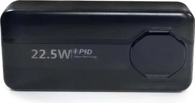 Image de Batterie externe SiGN puissante avec câbles intégrés, 20 000 mAh - Noire
