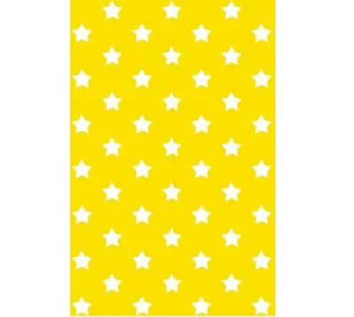 Produktbild von Klebefolie - Möbelfolie Stars - Sterne gelb -  45 cm x 200 cm