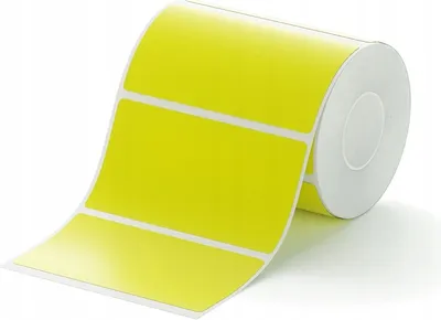 Zdjęcie produktu dla NIIMBOT Etykiety Naklejki 75*40mm ŻÓŁTE 690szt do drukarki K3/W