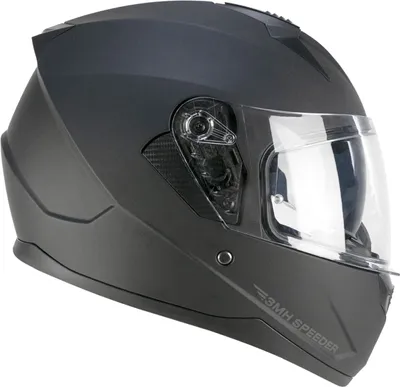 Image de Casque intégral SKA-P 3MHA SPEEDER MONO noir mat taille L