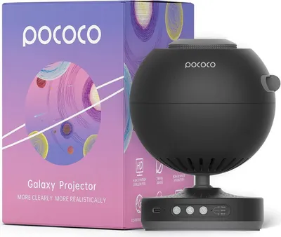 Obrázok produktu pre POCOCO Galaxy Lite hviezdny projektor, projektor hviezdnej oblohy, čierny