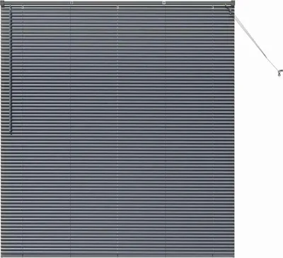 Produktbild von vidaXL Balkenjalousien Dunkelgrau 175 x 160 cm Aluminium