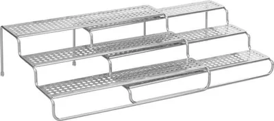 Produktbild von mDesign Gewürzregal Regal Küchenablage Organizer ausziehbar Metall Silber