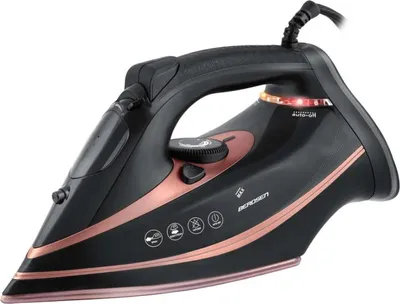 Obrázek produktu pro Berdsen BD-332 Parní žehlička s keramickou plochou 3000 W, černá