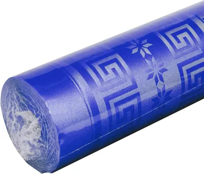 Obrázok produktu pre Obrus, damašková tkanina, šírka 120 cm, dĺžka 50 metrov, tmavomodrá
