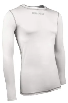 Immagine prodotto di Maglia intima a maniche lunghe senza cuciture, marca Rhino, modello Uni Kinder, colore bianco, taglia 7/8 anni