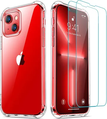 Produktbild von Transparente Hülle Für Iphone 13 2X Gehärtetes Glas