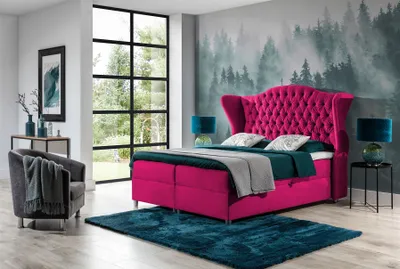 Produktbild von Boxspringbett Schlafzimmerbett DAMLA 160x200cm in div. Farbvarianten