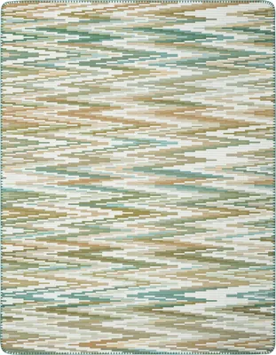 Produktbild von Biederlack Plaid mit Zierstich Mission Farbe Teal Größe 150 x 200