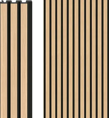 Produktbild von VOX Wandpaneel SP Linerio M-Line - Akustikpaneel - Innendekoration - Schwarz Natur 265x12,2x1,2 cm 1 Stück