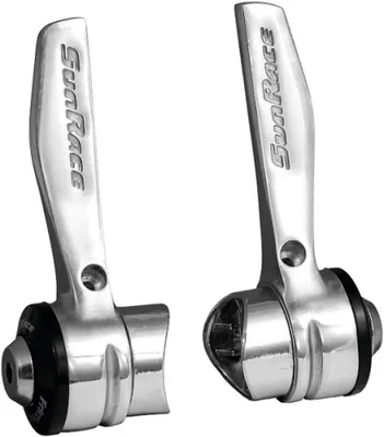 Image de SUNRACE Levier de dérailleur sous-tube "SL-R91" en emballage SB, argenté