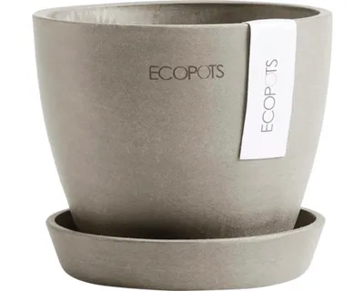 Immagine prodotto di Ecopots Antwerp Sottovaso per vaso da fiori - L 11,5 cm x H 10,1 cm - Per interni ed esterni