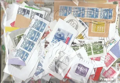 Produktbild von Briefmarken Dänemark 50 Gramm Kiloware gestempelt