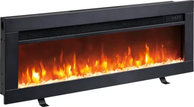 Zdjęcie produktu dla Kominek elektryczny do zabudowy BALDERIA Agnes 36 – moc grzewcza do 1800 W, czarny