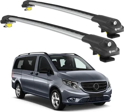 Obrázok produktu pre TURTLE STREŠNÝ NOSIČ AIR-1 MERCEDES-BENZ VITO W447 2015 - 2024 , Silver