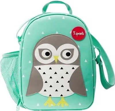 Produktbild von 3 Sprouts Kinder Lunchbag Brotdose Eule