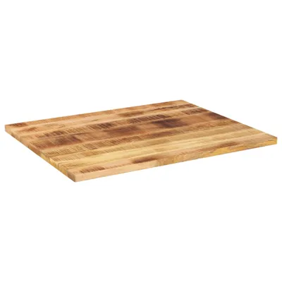 Produktbild von vidaXL Tischplatte 110x80x2,5 cm Rechteckig Raues Massivholz Mango