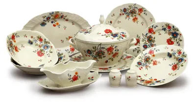Produktbild von Thun 1794 Bernadotte, Tafelgeschirr, Elfenbein, Blumen, Thun, 25 d.
