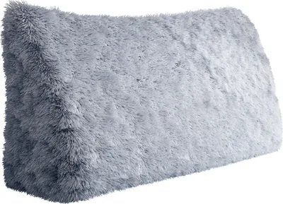 Produktbild von Velký ergonomický klínový polštářek plyšový polštářek na opěrku hlavy, čtecí polštářek, klínový polštářek, zádový polštářek, odpočinkový polštářek, dekorativní polštářek
