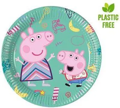 Zdjęcie produktu dla Talerzyki papierowe, Świnka Peppa, 20 cm, 8 szt.