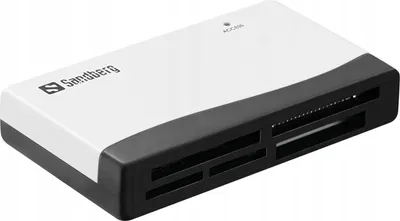 Produktbild von SANDBERG Multi Card Reader USB 2.0 SD XD MS CF MMC T-Flash Micro SD M2