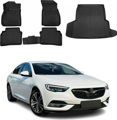 Immagine prodotto di Gummi Fußmatten + Kofferraumwanne für Opel Insignia B 2017-2023 Stufenheck Set