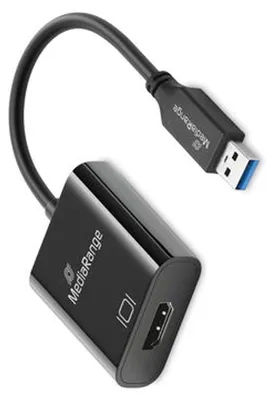 Zdjęcie produktu dla MediaRange MRCS232, 0,2 m, USB Typu-A, HDMI, Męska, Żeńska, Prosty