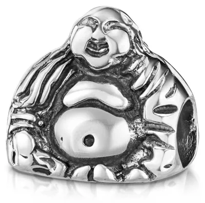 Produktbild von MATERIA by Matthias Wagner Silber Bead Buddha Buddhismus Glück 925 Sterling Silber antik 880