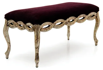 Produktbild von Hocker Bank Fußhocker Sitzbänke Holzhocker Stuhl Sitzhocker Holz Luxus Bank