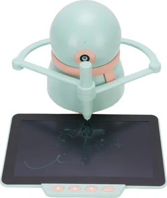 Zdjęcie produktu dla Inteligentny robot do rysowania - interaktywny, edukacyjny robot do rysowania z kartami i tablicą do rysowania - idealna zabawka na prezent